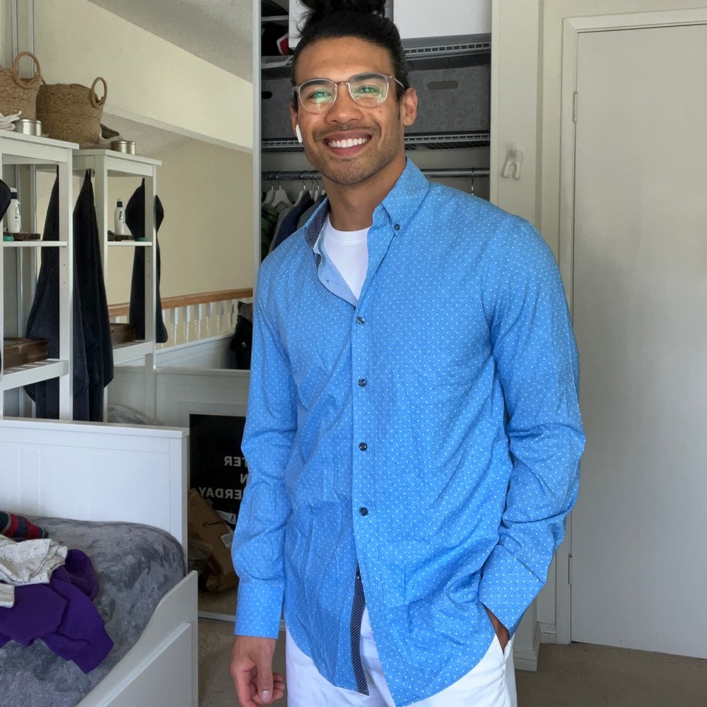 MENs WAREHOUSE Button-Up